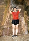 Jenn showers with clean water (MJ)