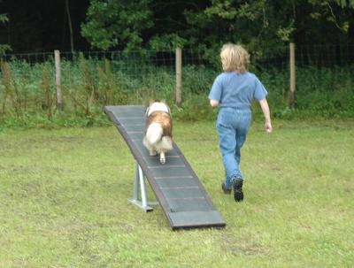 Running up the seesaw