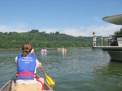 Coming out of the Marina