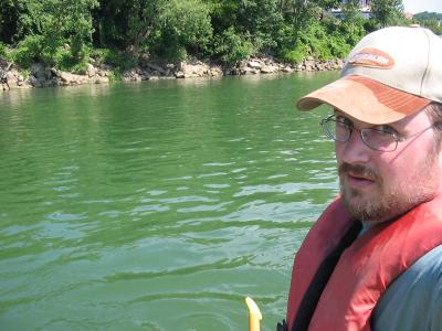 Me, with some very green water