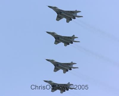 Airshow at F1 race in Sepang