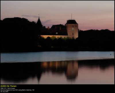 Aalholm Castle at Night