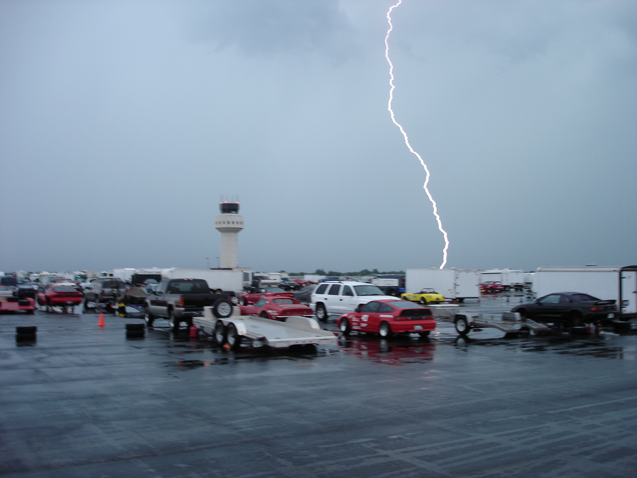 More paddock lightning