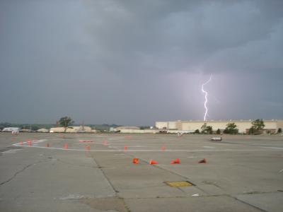 Lightning over the North Course