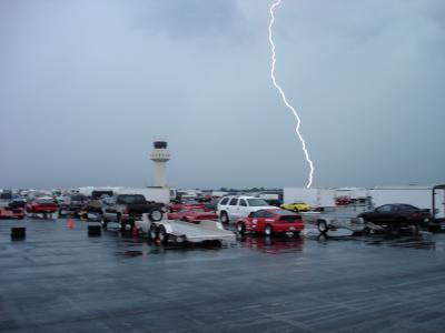 More paddock lightning