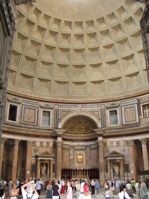 On Dan Brown's traces - Pantheon
