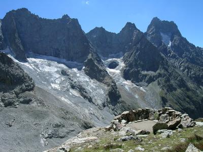 Au dessus du refuge de la Selle