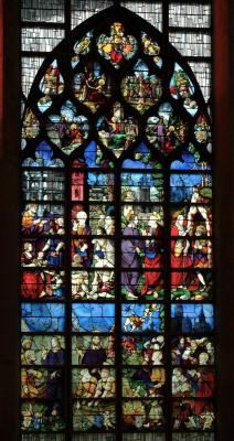 Stained glass, Ste.-Jeanne-d'Arc