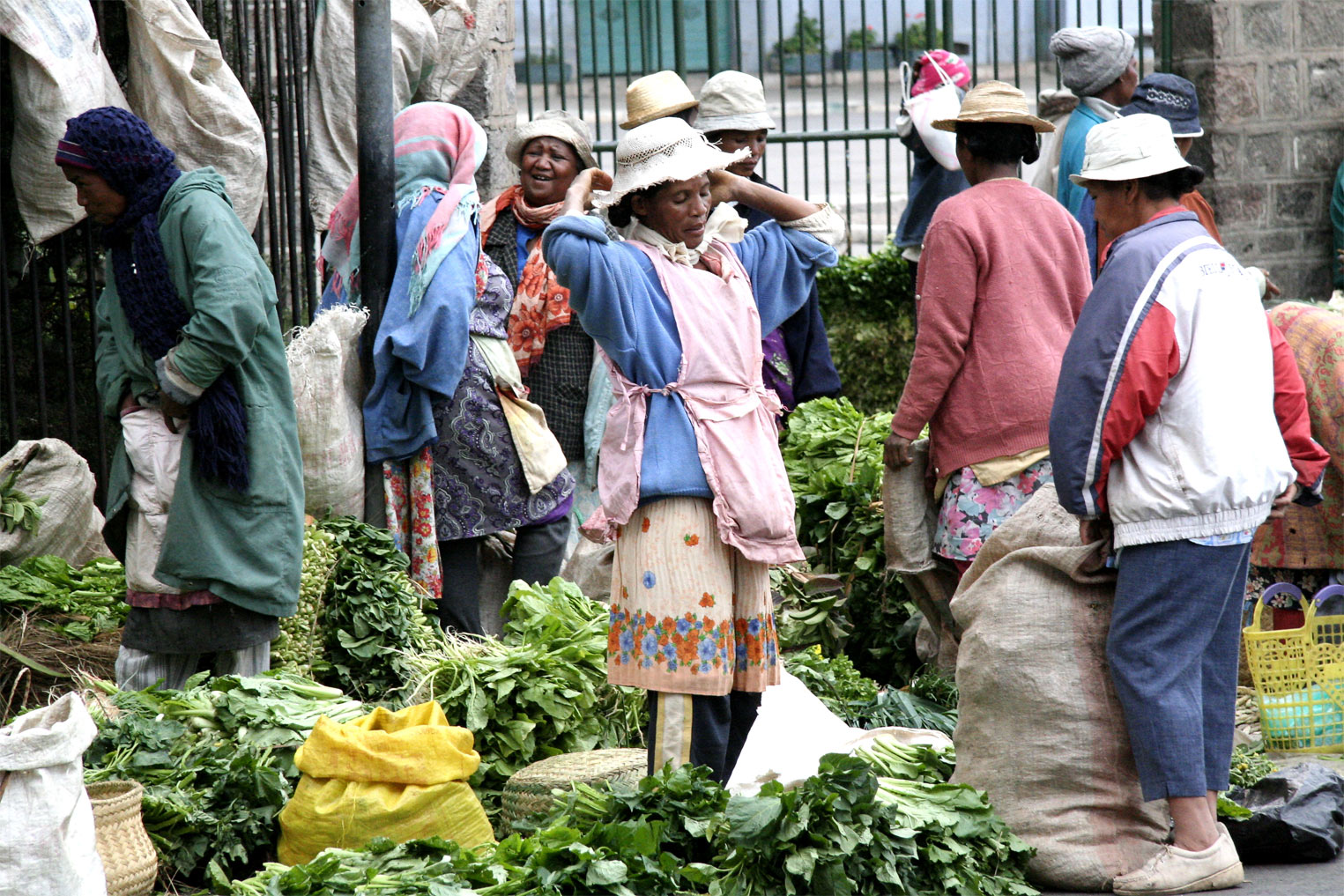 The markets, Antananarivo