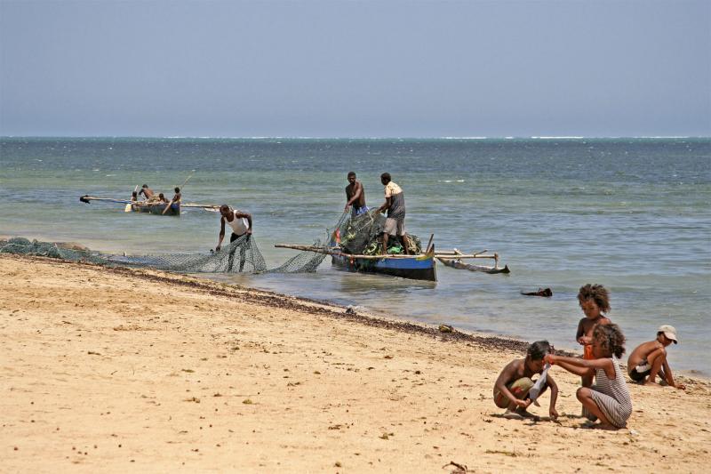 On the beach at Ifaty