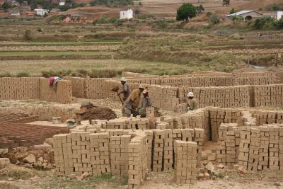 Second let's turn the topsoil into bricks