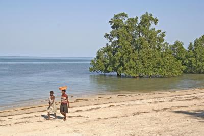 On the beach near St Augustin