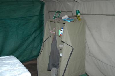 Clothes Storage in the Tent