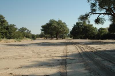 Dry Riverbeds Make Decent Roads