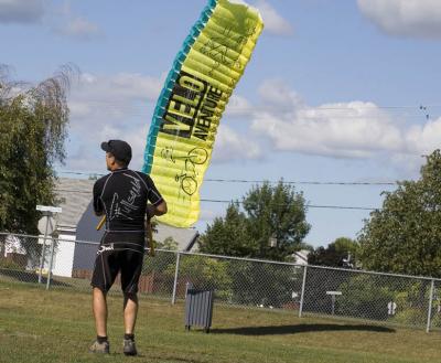 cerf-volant de traction   9.5 m carre , kite