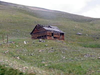Miners cabin on radical hill