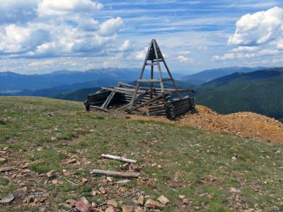 Old mine on Wise Mountain
