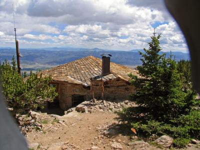 Chalet and Pikes Peak