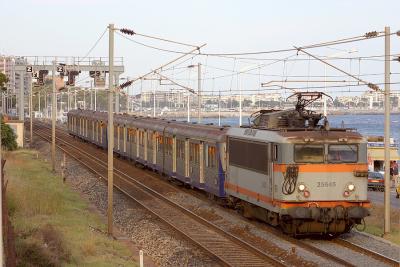 The BB25645 and a Regional Train at Cannes.