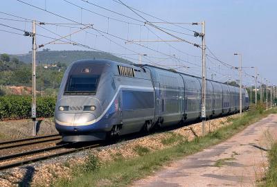 A TGV Duplex near Les Arcs.