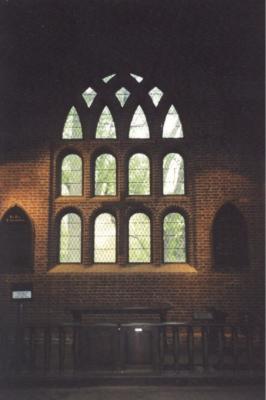 Jamestown church window