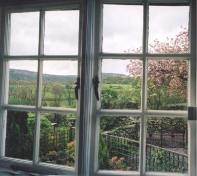 View from our B&B window, Lake District, Cumbria