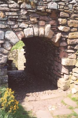 Dunnottar Castle passageway