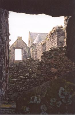Dunnottar Castle interior