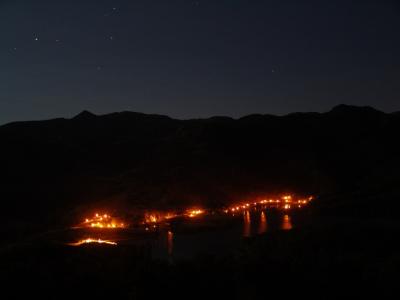 Pantano de Ruesga by night