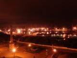 Ferrols harbour by Night (view from the Parador)