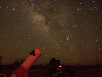 Frank's scope and the Summer Milky Way