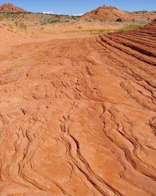 Sandstone ripples in Coyote Buttes BLM