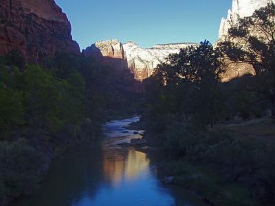 Late afternoon reflection
