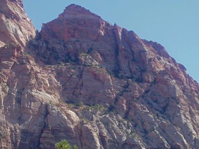 Rockslide up here somewhere...dust is still settling