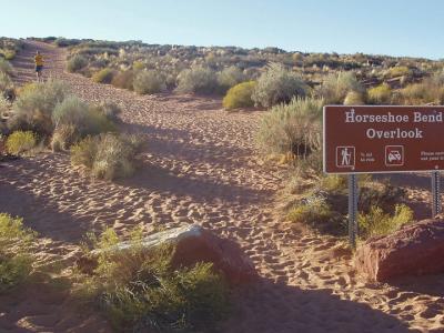 Horseshoe Bend Overlook trailhead