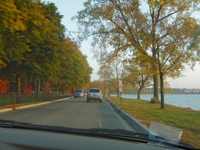 Drive along Orchard Lake