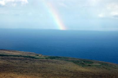 Rainbow Over Ocean