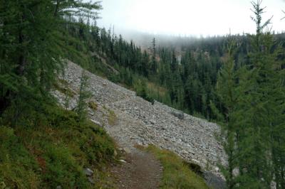 Talus Beyond Windy Pass