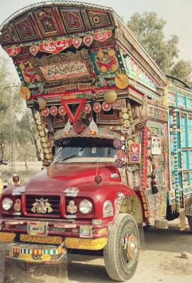 decorated truck