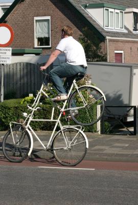 All sorts of bikes in Holland!