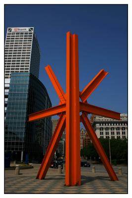 The sculpture, Milwaukee
