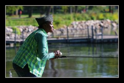 Serious fishing