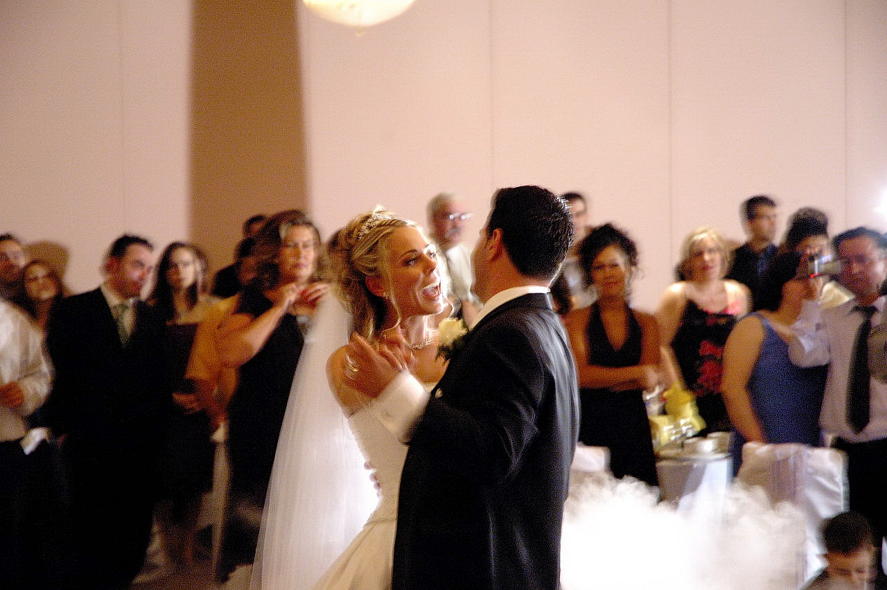 The first dance, as Husband and Wife