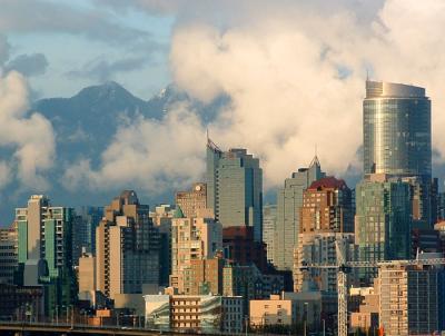 Clouds rising on Vancouver