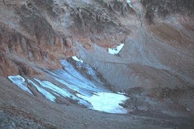 Snowfield from Warm Lake