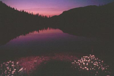 Michael Lake sunset