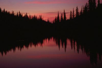 Michael Lake sunset