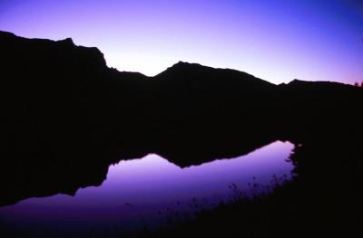 Evening Reflection Warm Lake