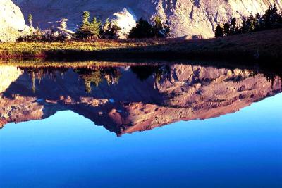 Reflection in Warm Lake