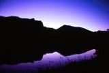 Warm Lake evening reflection